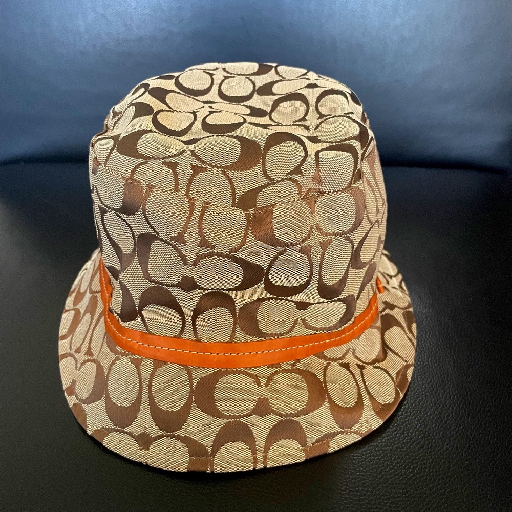 Vintage Coach Monogram Bucket Hat